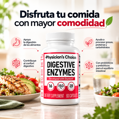 Enzimas Digestivas🌿| 16 Enzimas + Probióticos