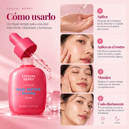 Sérum Facial Coreano Reafirmante e Iluminador NAD+ Peptide – EQQUAL BERRY